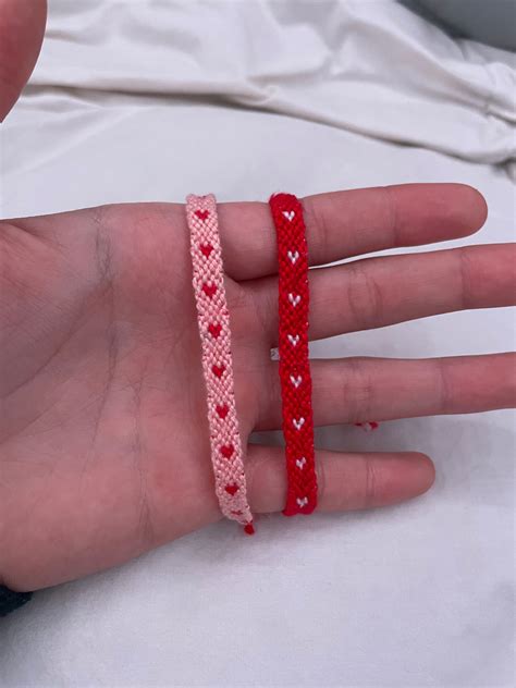 mini heart friendship bracelet